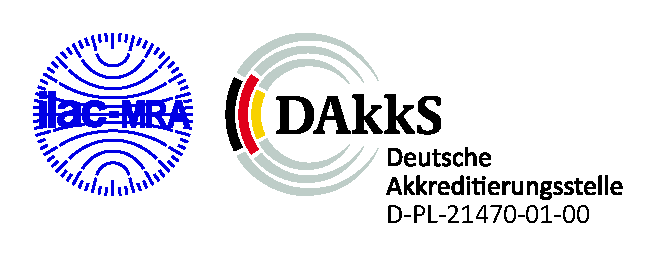 ILAC-MRA und DAkkS – Deutsche Akkreditierungsstelle, D-PL-21470-01-00